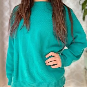 Vintage Nordstrom Men’s Sweater - Teal/XL